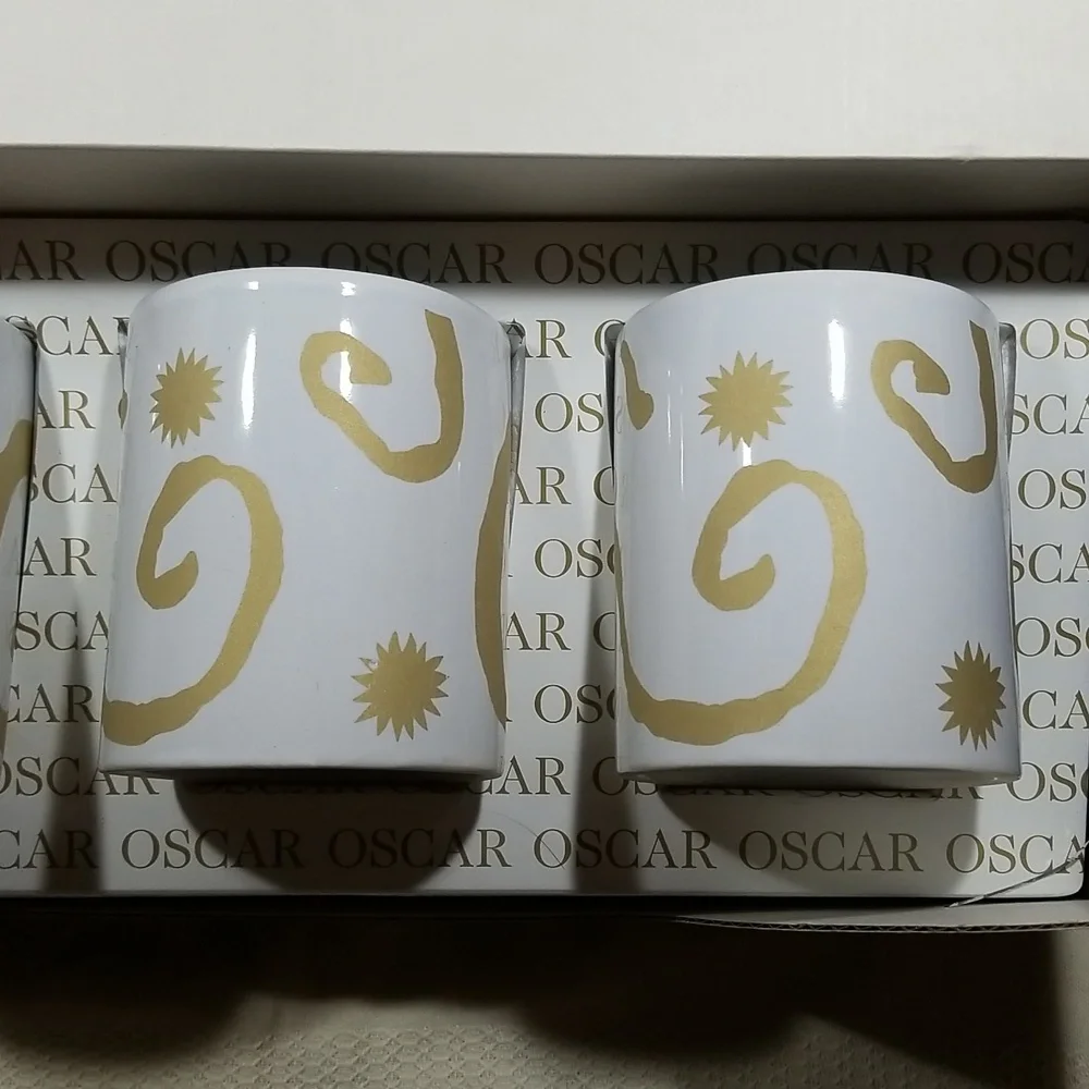 Vintage Oscar de la Renta Coffee Cups TYBB26